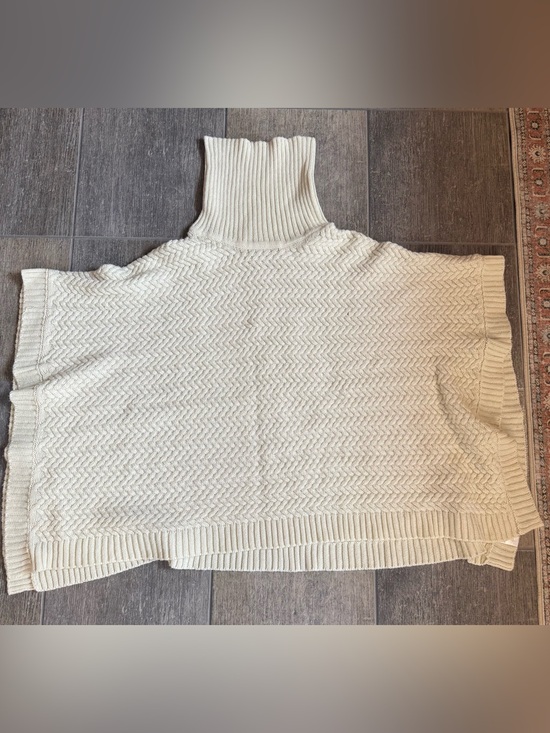 Lole Sweaters - Lole Cream OS Poncho Turtleneck